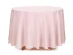 Dusty pink round shape fabric tablecloth 230cm