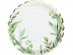 Eucalyptus large paper plates with gold foiled edging 8pcs