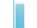 Γαλάζια Περλέ Μακρόστενα Κεριά Για Τούρτα (10τμχ)