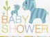 Happy Jungle Animals Baby Shower luncheon napkins (16pcs)