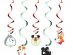 Dog Party Hanging Swirl Decoration (5pcs)
