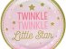 Twinkle Little Star Pink Large Paper Plates 8/pcs