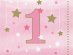 Twinkle Little Star Pink Luncheon Napkins for First Birthday 16/pcs