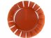 Elegance ambre reusable large plates 6pcs