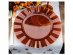 Large reusable plates in ambre color from the Elegance party collection