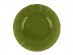 Elegance green reusable small plates 6pcs