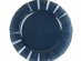 Elegance blue reusable large plates 6pcs