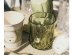 Reusable plastic glass in green color from the Elegance party collection