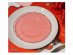 Small reusable plates in pink color from the Elegance party collection