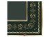 Elegant green luncheon napkins with gold foiled design 16pcs