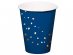 Elegant true blue paper cups 8pcs
