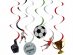 Fantastic football διακοσμητικά σπιράλ 6τμχ