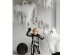 Μπαλόνι foil με σχήμα το φάντασμα με tassels για Halloween πάρτυ
