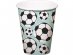 Fantastic Football paper cups 8pcs
