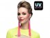 Festival pair of earrings in neon UV pink color