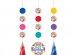 Fiesta Happy Birthday hanging decorations 3pcs