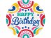 Fiesta Happy Birthday large paper plates 8pcs