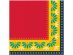 Fiesta pottery luncheon napkins 16pcs