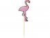 Flamingo with gold foiled edging decorative picks 10pcs