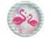 Flamingo small paper plates 8pcs