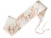 Floral Bride to Be sash with rose gold foiled print
