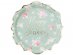 Floral happy birthday large paper plates 8pcs
