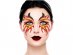 Fire with glitter face decoration