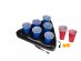 Beer pong inflatable cap drinking game