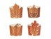 Autumn leaves decorative cup wrappers