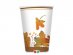 Autumn party paper cups 6pcs