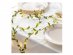 Decorative garland with olive leaves and led lights for party and home decoration
