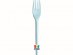 Light blue Ecolor compostable forks 20pcs