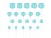 Decorative balls for the cake decoration in light blue satin color