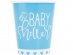 Γαλάζιο Baby Shower Ποτήρια Χάρτινα (8τμχ)