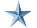 Pale blue decorative star 30cm