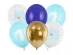 Γαλάζιο ελεφαντάκι λάτεξ μπαλόνια για τα Πρώτα Γενέθλια 6τμχ