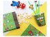 Green paper straws for a Gaming theme party