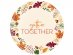 Gather Together μεγάλα χάρτινα πιάτα 8τμχ