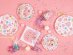 Small paper plates from the Cat Princess party collection