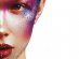 Gel with glitter for face painting in white color