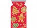 Gingerbread red cello bags 12pcs