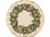 Gingerbread large deep paper plates for Christmas 6pcs