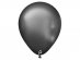 Glam Coal black-grey metallic color latex balloons 5pcs