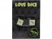 Glow in the dark love dice for adults