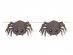 Cute spiders garland 3 meters