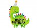 Cute dinosaur Happy Birthday super shape foil balloon 92cm