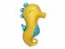 Sweet seahorse super shape foil balloon 82cm