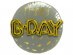 Golden dawn Happy Birthday 3D foil balloon 56cm