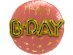 Golden dusk 3D Happy Birthday foil balloon 56cm