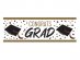 Golden grad μεγάλο μπάνερ για διακόσμηση σε πάρτυ με θέμα την Αποφοίτηση
